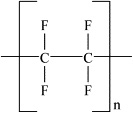 Структура политетрафторэтилена.