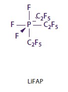 Профиль свойств фторалкилфосфат лития